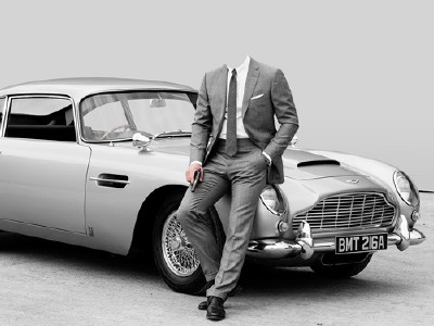 Шаблон для фотошопа  - Агент 007