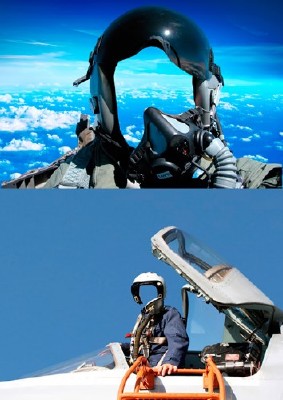 Шаблоны для фотошопа  - Летчики истребители