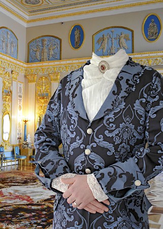 Шаблон для фотомонтажа - старинный костюм 66