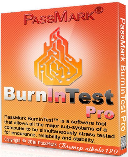 PassMark BurnInTest Pro 9.0 Build 1006
 2018