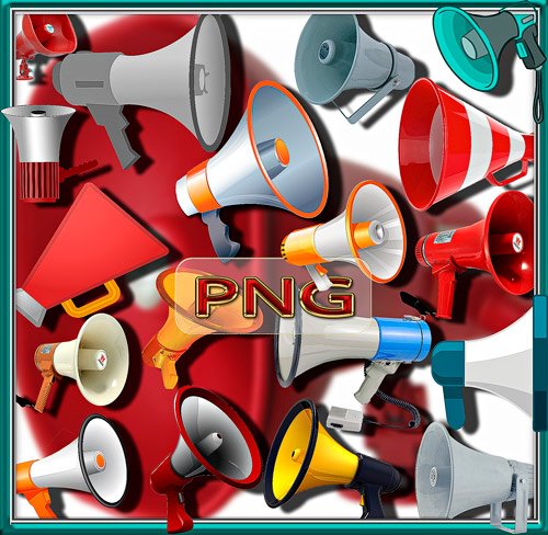 Png Клипарты - Мегафоны
